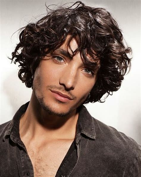 curly hair fringe men|curly hair handsome man.